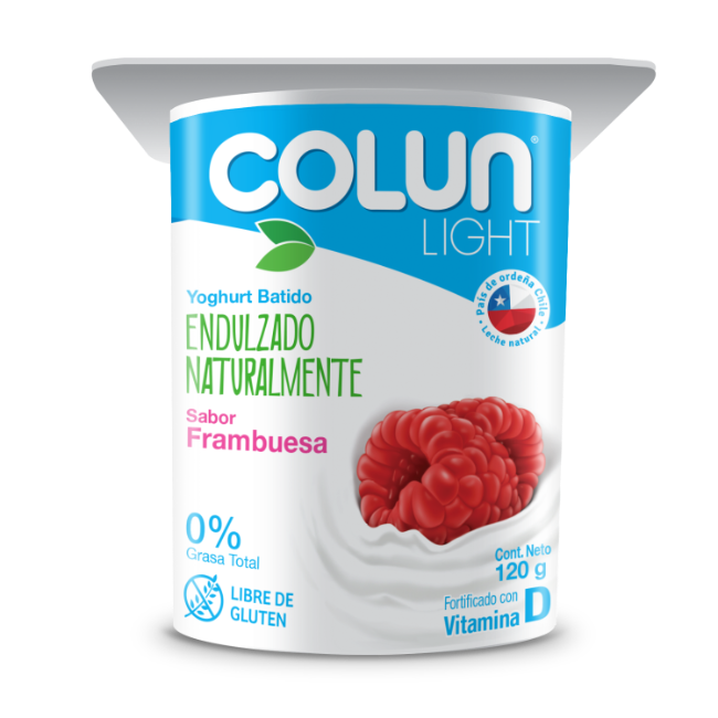 Yoghurt Colun Light Endulzado Naturalmente frutilla 120 gr - Colun - Toda  la magia del sur