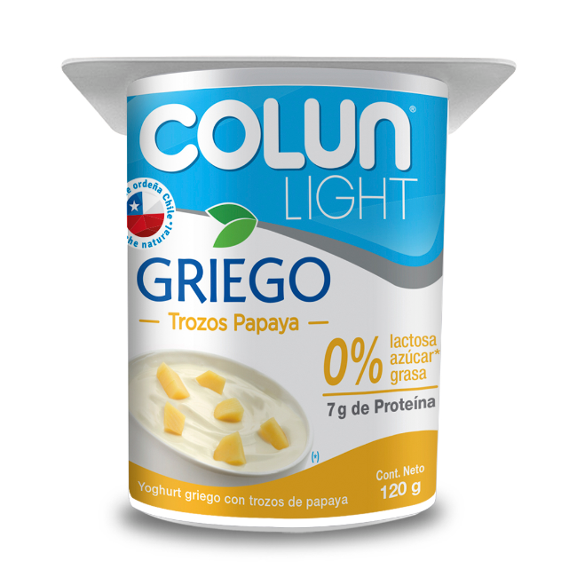 Yoghurt griego trozos frutilla