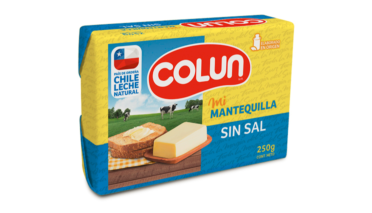 Mantequilla Colun sin Sal 250 gr - Colun - Toda la magia del sur